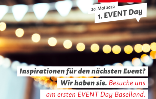 Anmeldung EVENT Day Baselland, 20. Mai 2022, Nachmittag