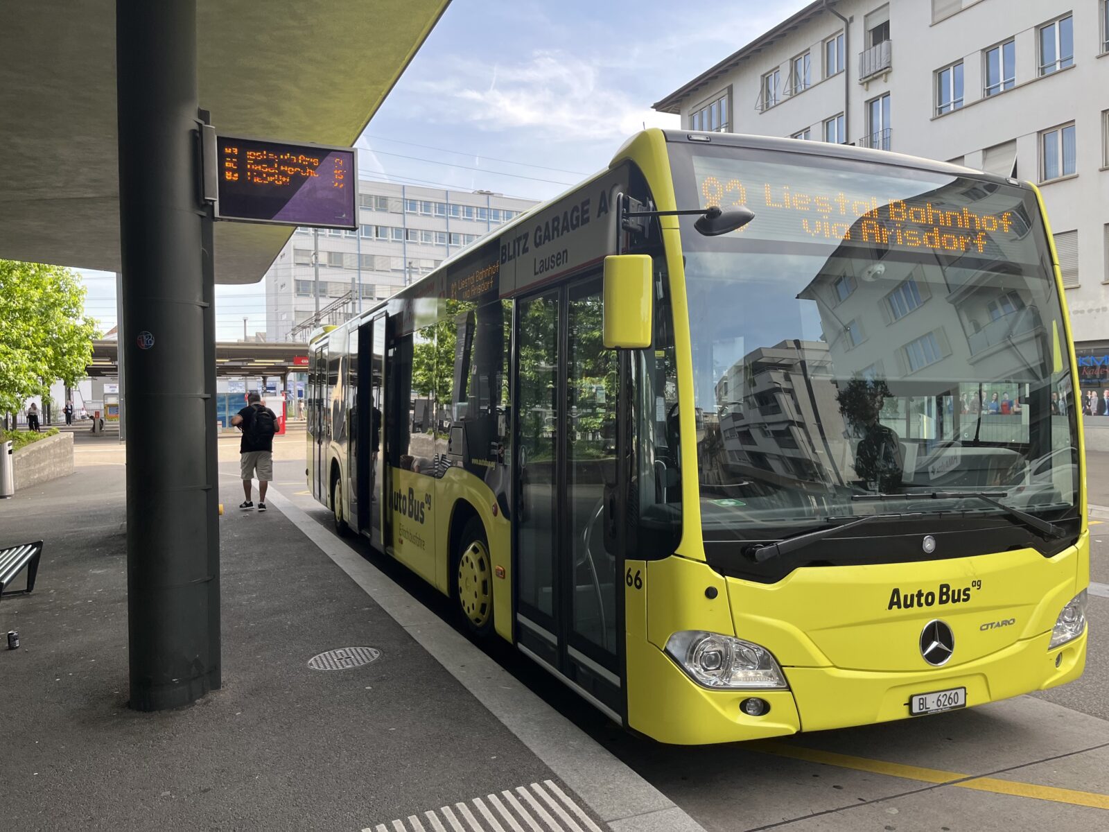 Autobus AG Wanderung Augst Pratteln ESAF Kumli